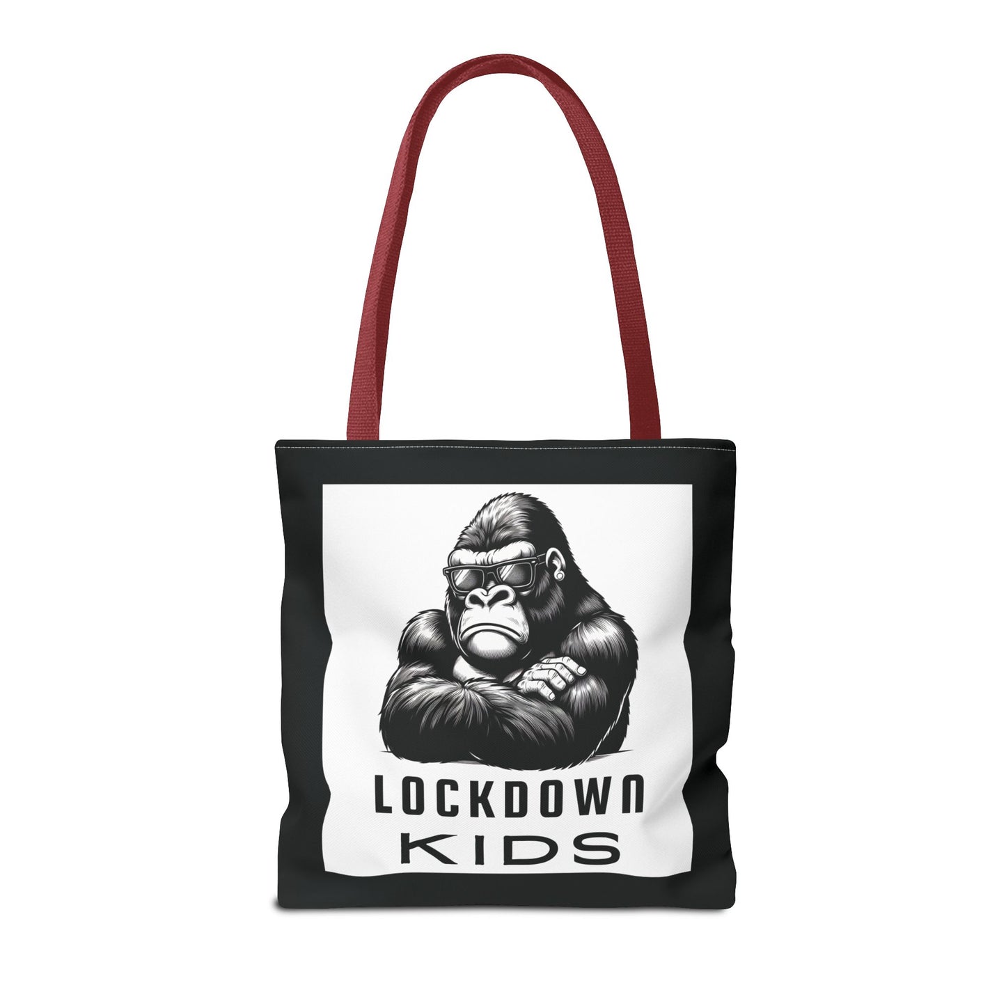 Lockdown Kids - T o t e  B a g - V6i on one side & Folded Gorilla on the other