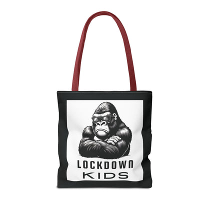 Lockdown Kids - T o t e  B a g - V6i on one side & Folded Gorilla on the other