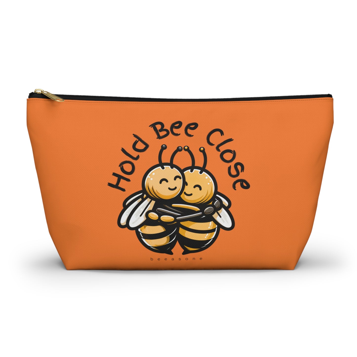 Hold Bee Close beeasone stylish accessories / cosmetics pouch - Orange