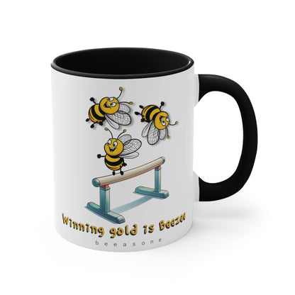 Winning Gold beeasone coloured Coffee Mug 325ml (Standard 11oz)