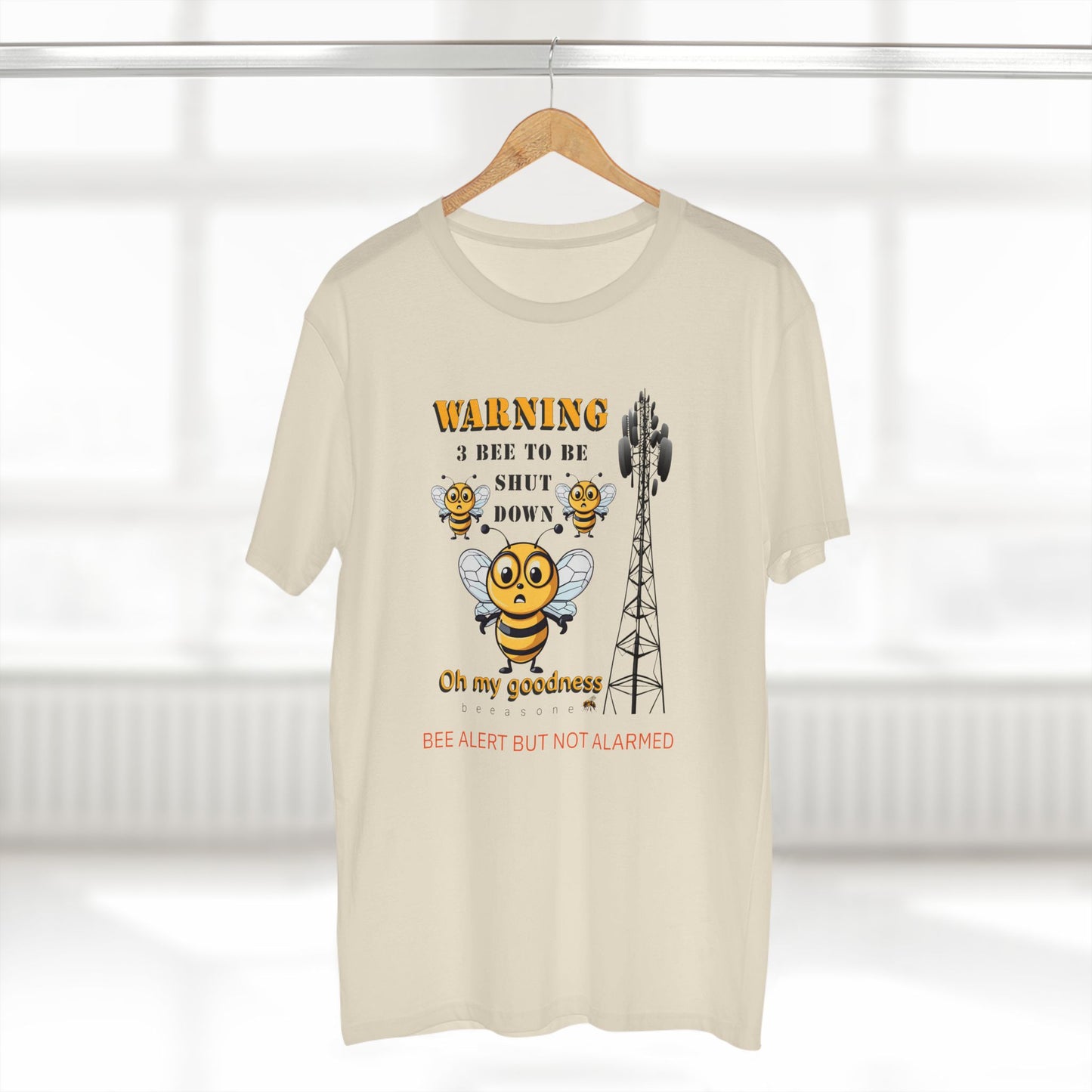 WARNING - 3 Bee to be shut down memento t-shirt men's shirt