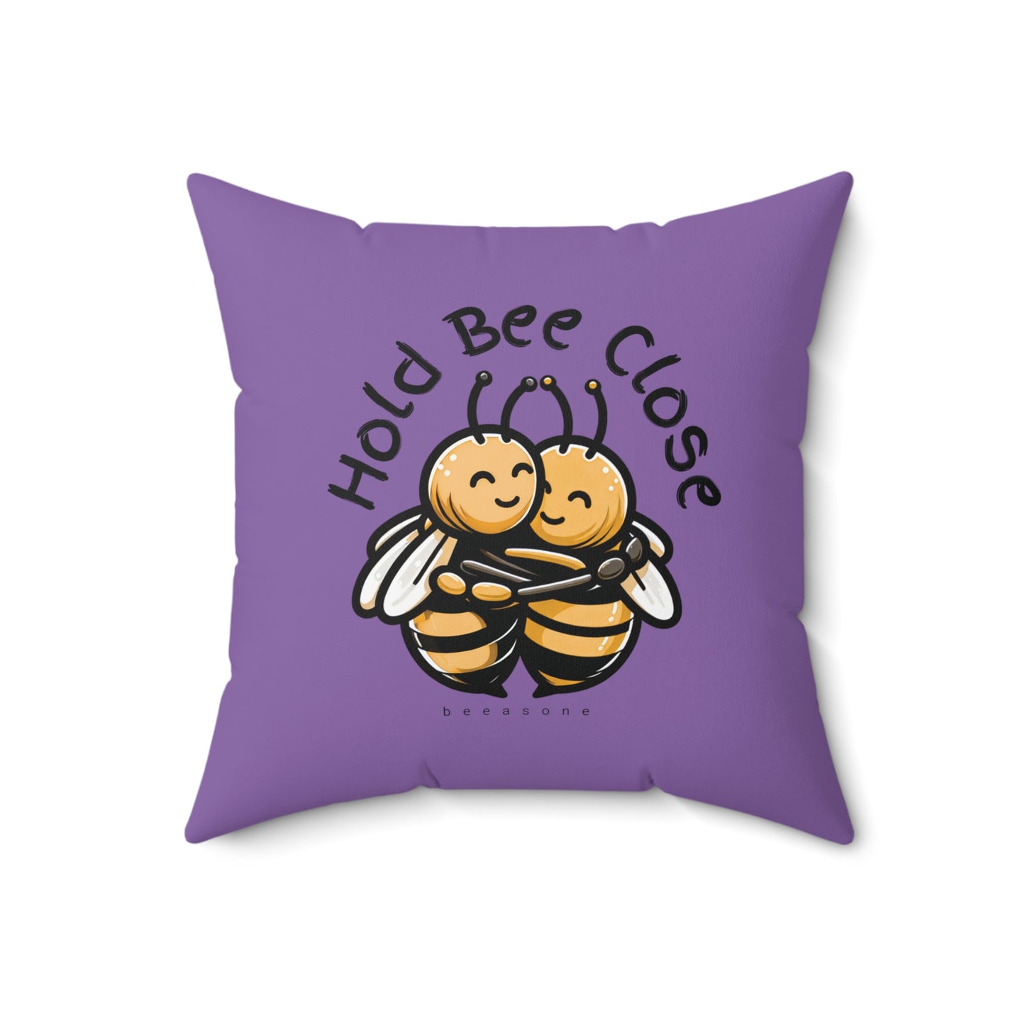 Hold Bee Close beeasone square cushion / pillow (4 sizes available) Special edition