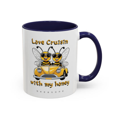 Love cruisin with my honey beeasone Hot Chocolate or Coffee Mug 11oz (325mls) or 15oz (443mls)