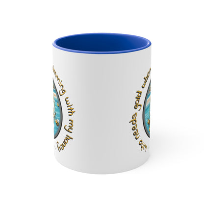 Swimming with my honey gold beeasone coloured Coffee Mug 325ml (Standard 11oz)