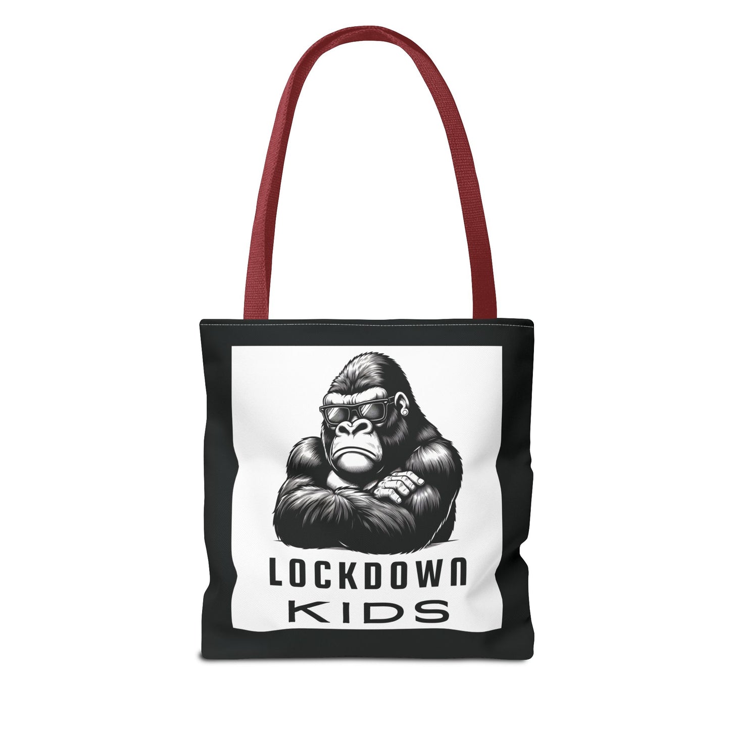 Lockdown Kids - T o t e  B a g - V6i on one side & Folded Gorilla on the other