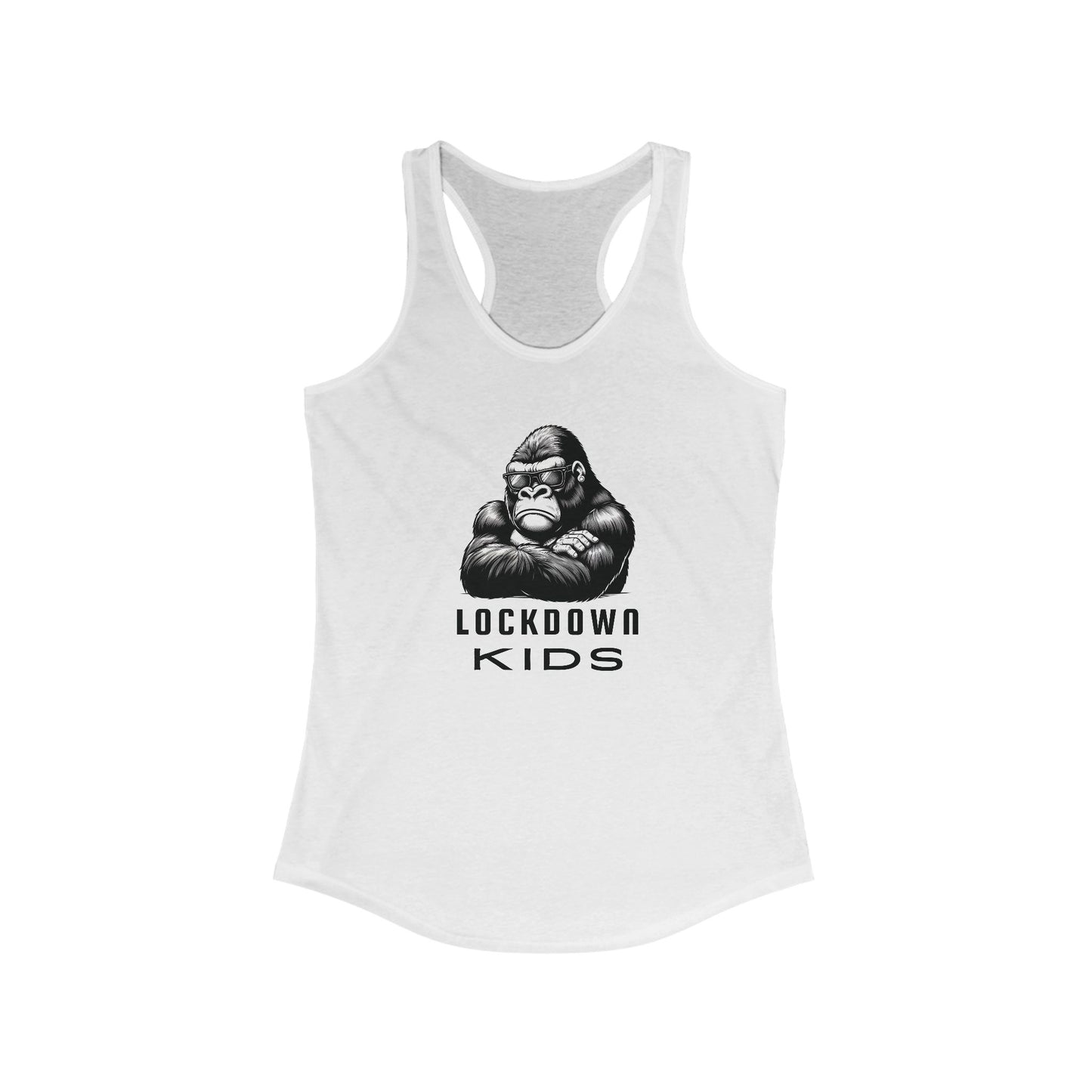 Lockdown Kids Folded Gorilla Cool Racerback Top