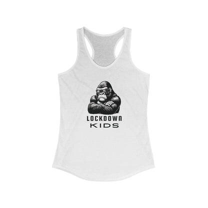 Lockdown Kids Folded Gorilla Cool Racerback Top