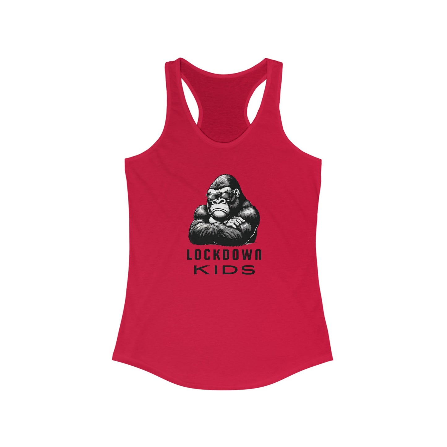 Lockdown Kids Folded Gorilla Cool Racerback Top
