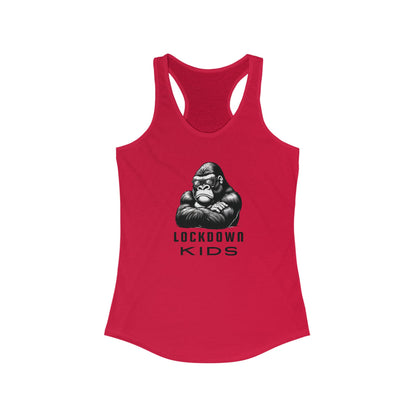 Lockdown Kids Folded Gorilla Cool Racerback Top