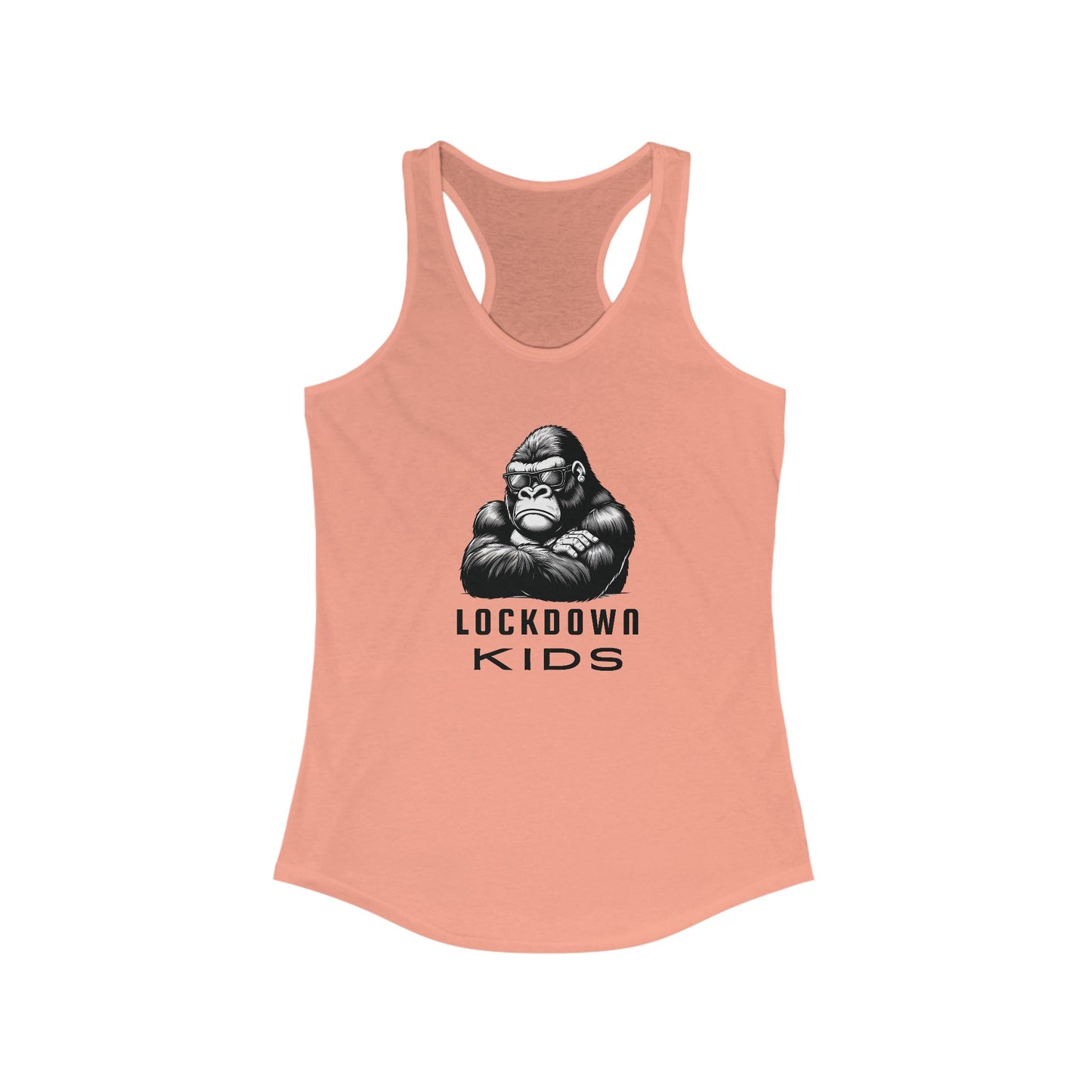 Lockdown Kids Folded Gorilla Cool Racerback Top