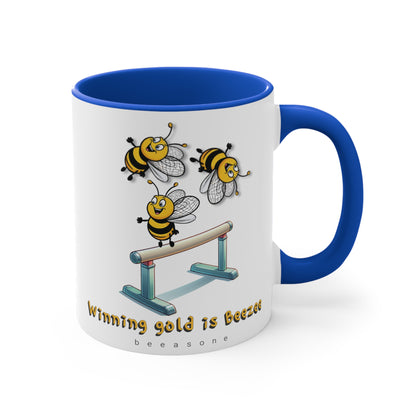 Winning Gold beeasone coloured Coffee Mug 325ml (Standard 11oz)