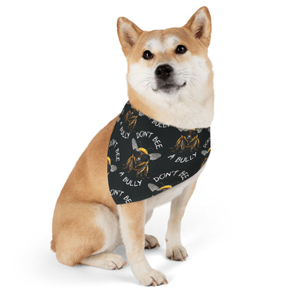 Don't bee a bully bandana collar (NB Dog not included :)