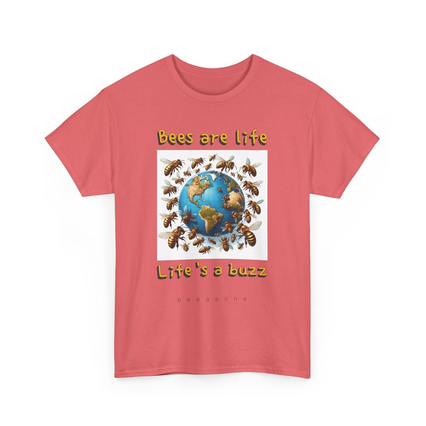 Bees are life. Life's a buzz beeasone unisex Heavy Cotton T-shirt . Diff sizes and colors available.