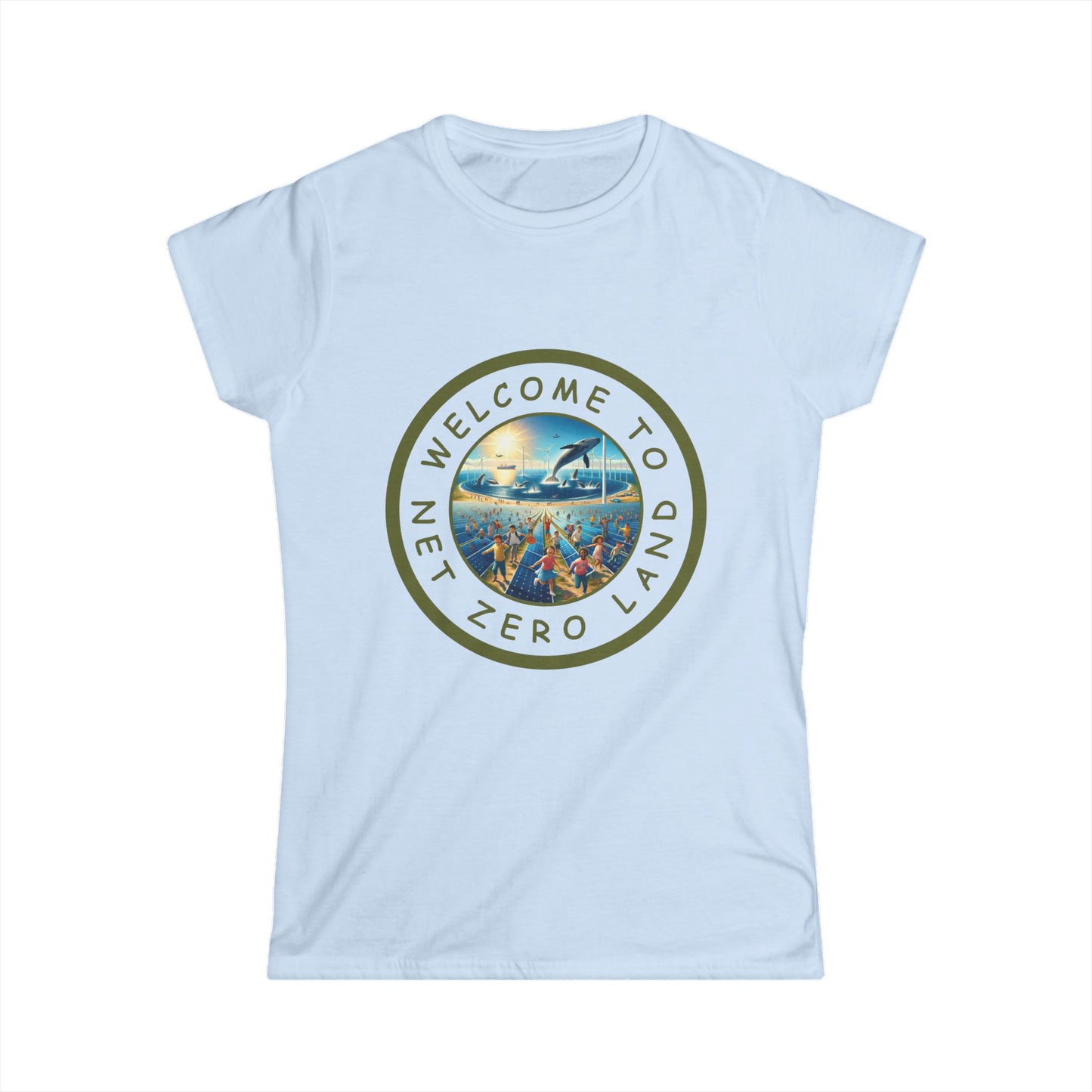 Net Zero Land - v6 - Women's Soft style Tshirt available in diff colors