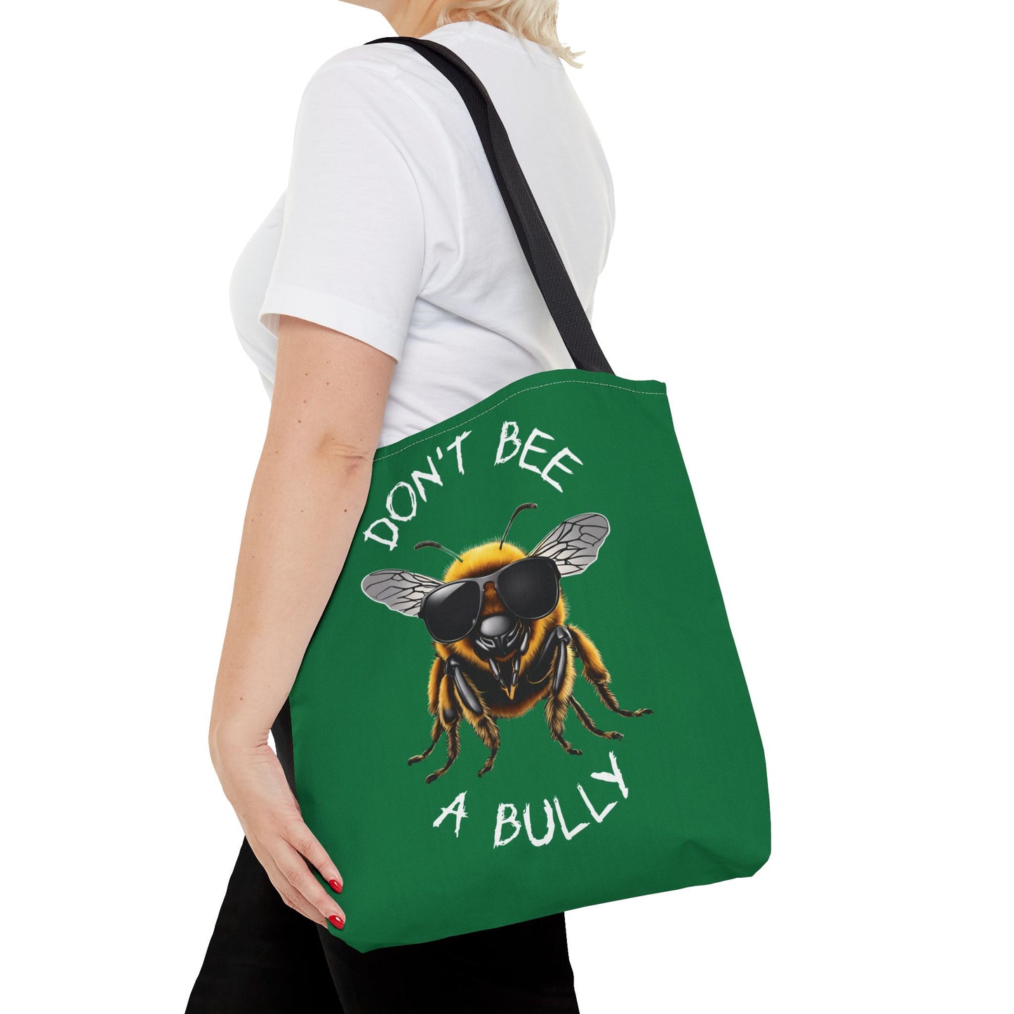 Don't bee a bully practical carry bag - green