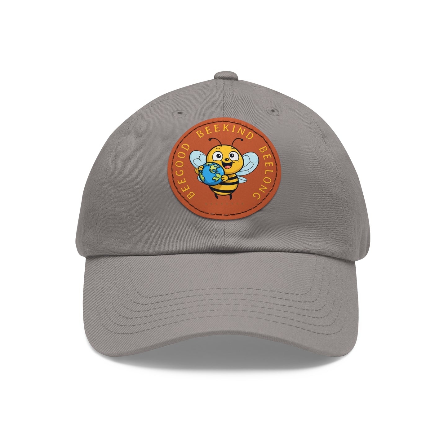 Be kind beeasone Hat with round leather patch