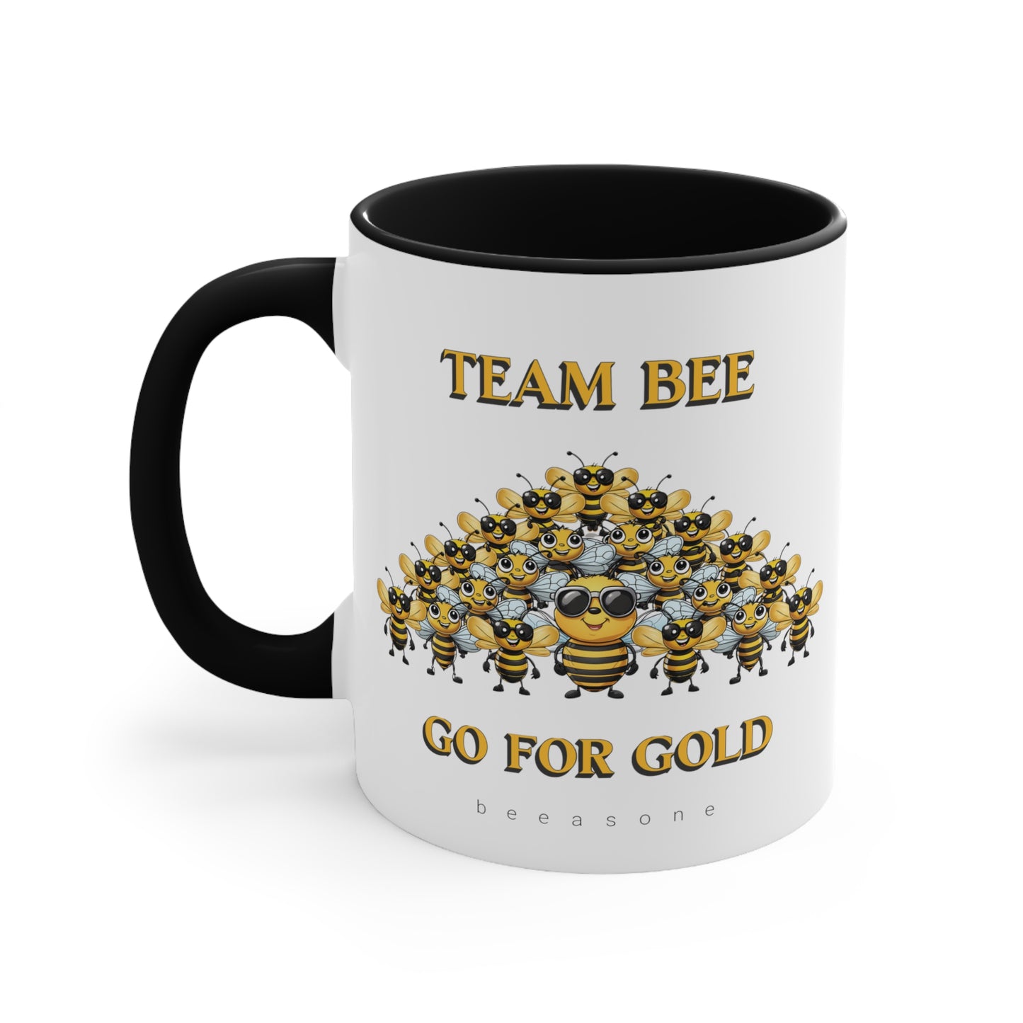 Team Bee beeasone coloured Coffee Mug 325ml (Standard 11oz)