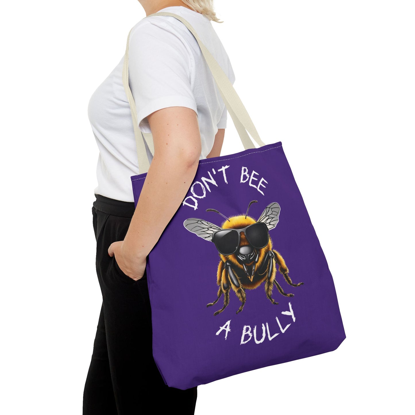 Don't bee a bully practical carry bag - purple