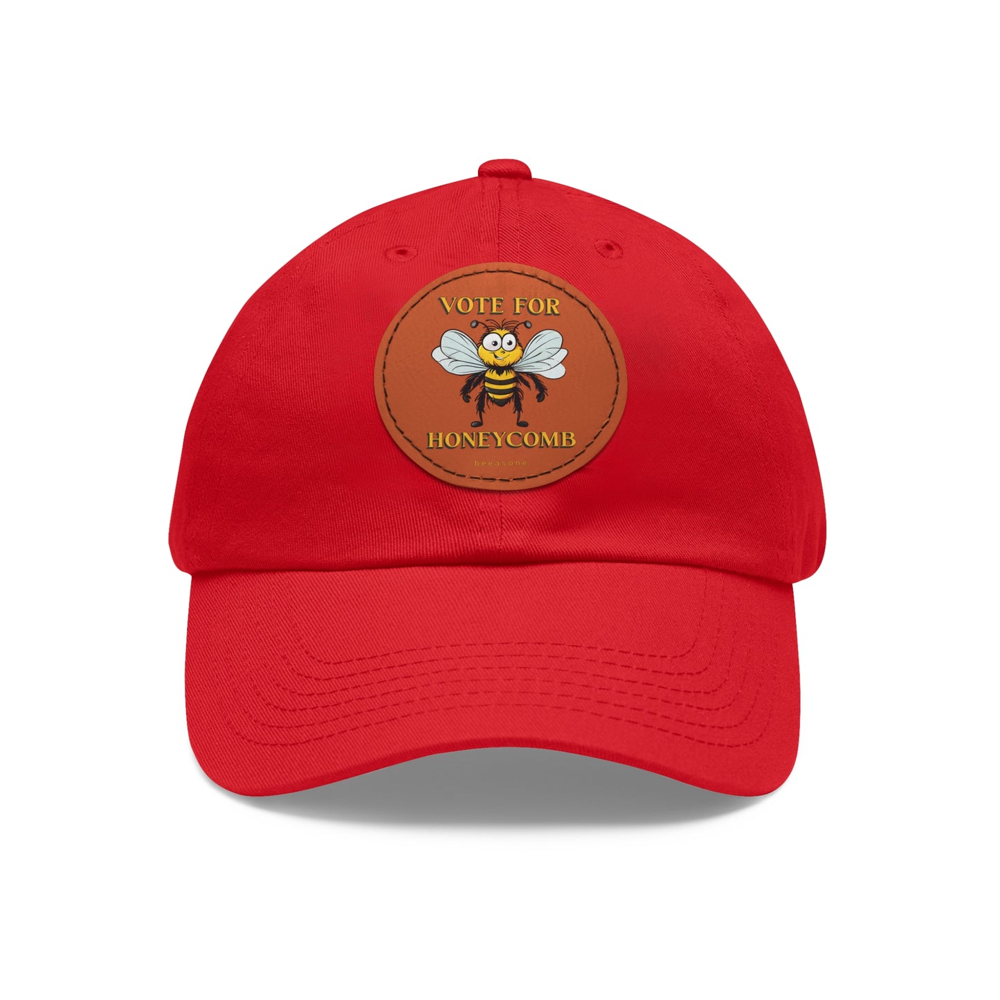 Vote for Honeycomb beeasone Hat with round leather patch