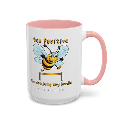 Bee Positive beeasone Hot Chocolate or Coffee Mug 11oz (325mls) or 15oz (443mls)