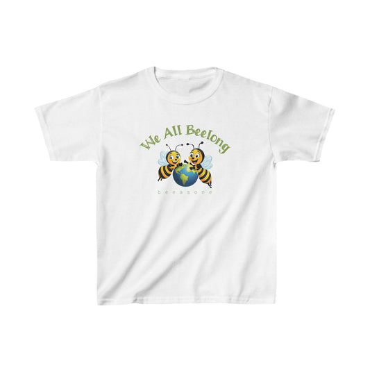 We all belong beeasone  Kids tee - Heavy Cotton™ Tee available in 6 colors and diff sizes tshirt