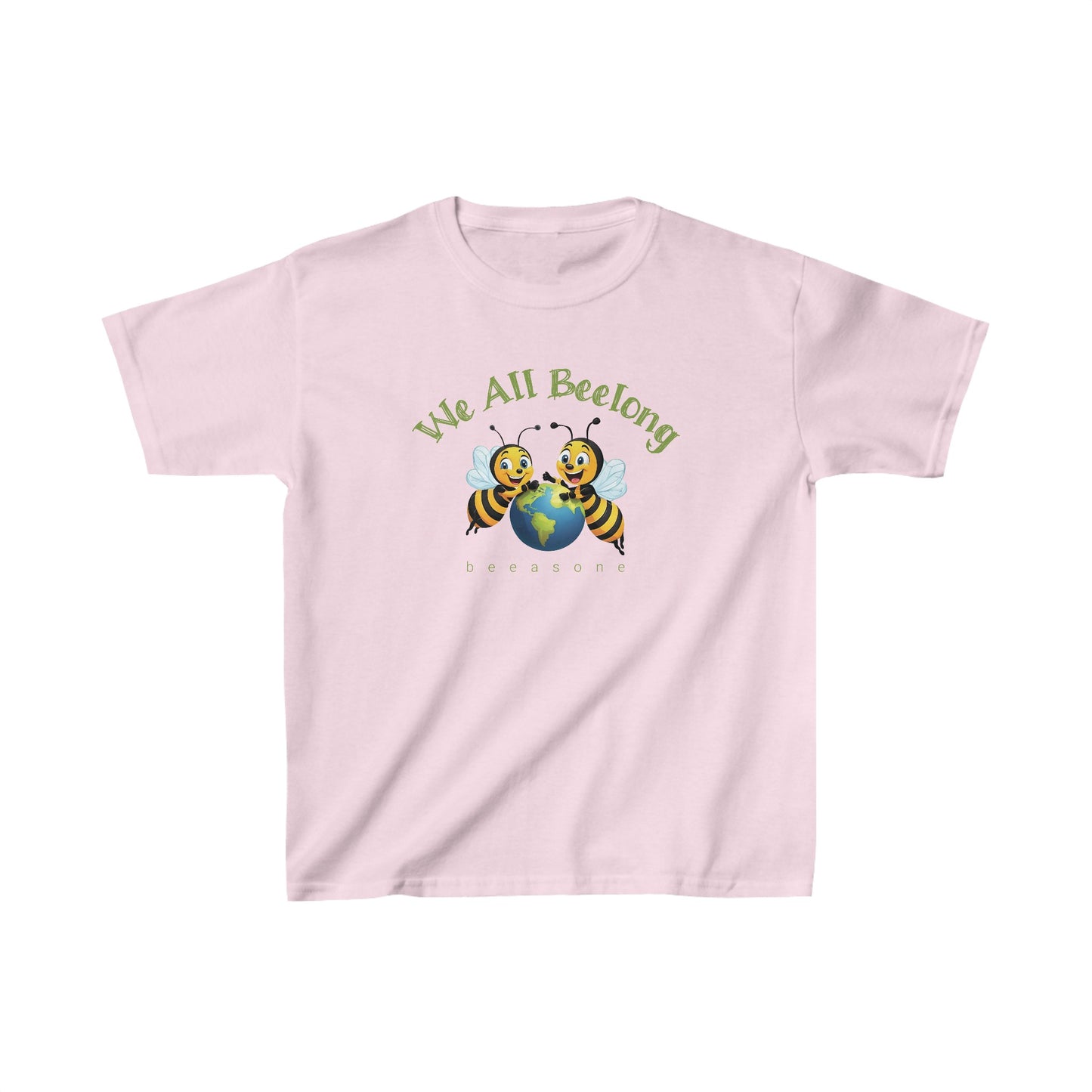 We all belong beeasone  Kids tee - Heavy Cotton™ Tee available in 6 colors and diff sizes tshirt