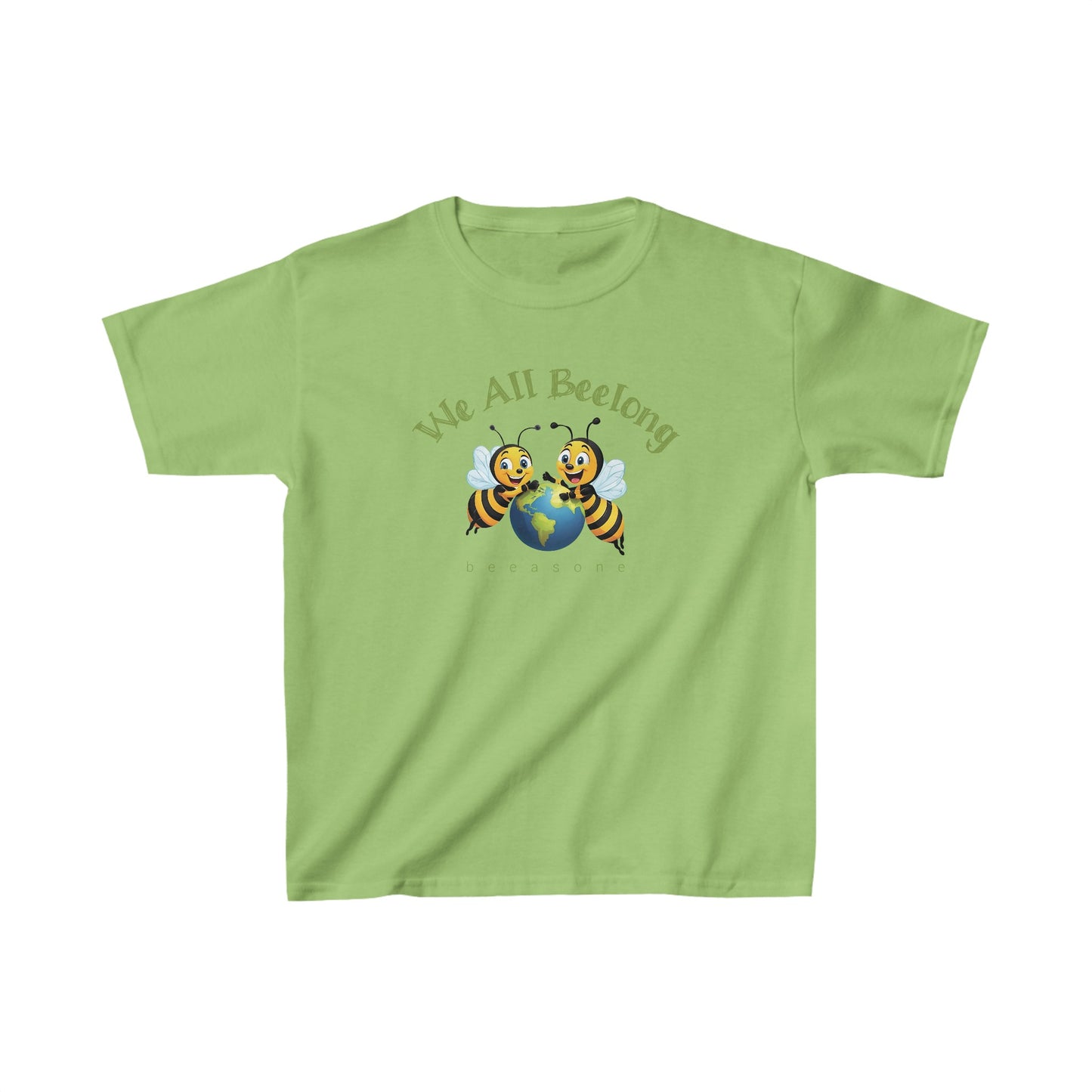 We all belong beeasone  Kids tee - Heavy Cotton™ Tee available in 6 colors and diff sizes tshirt