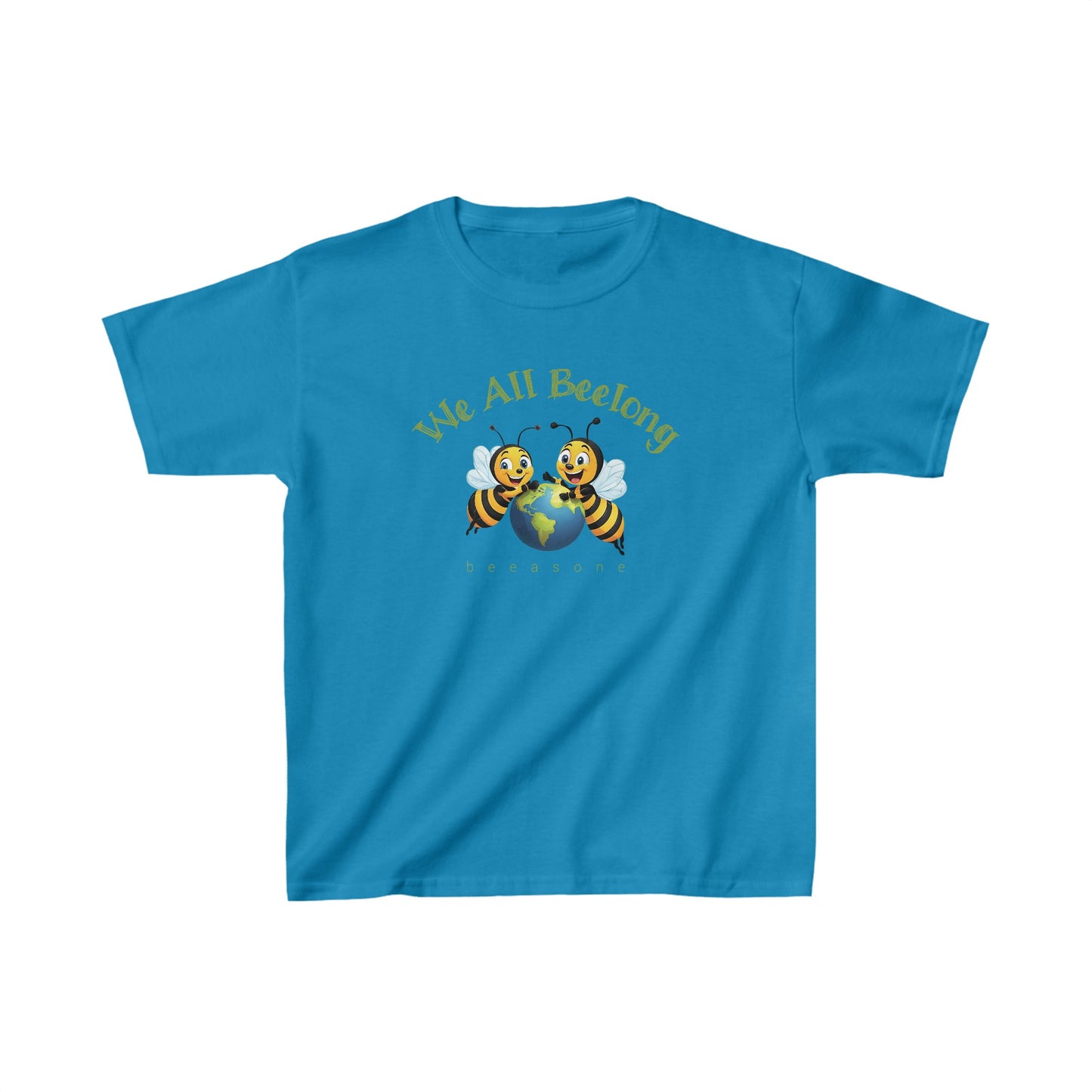 We all belong beeasone  Kids tee - Heavy Cotton™ Tee available in 6 colors and diff sizes tshirt