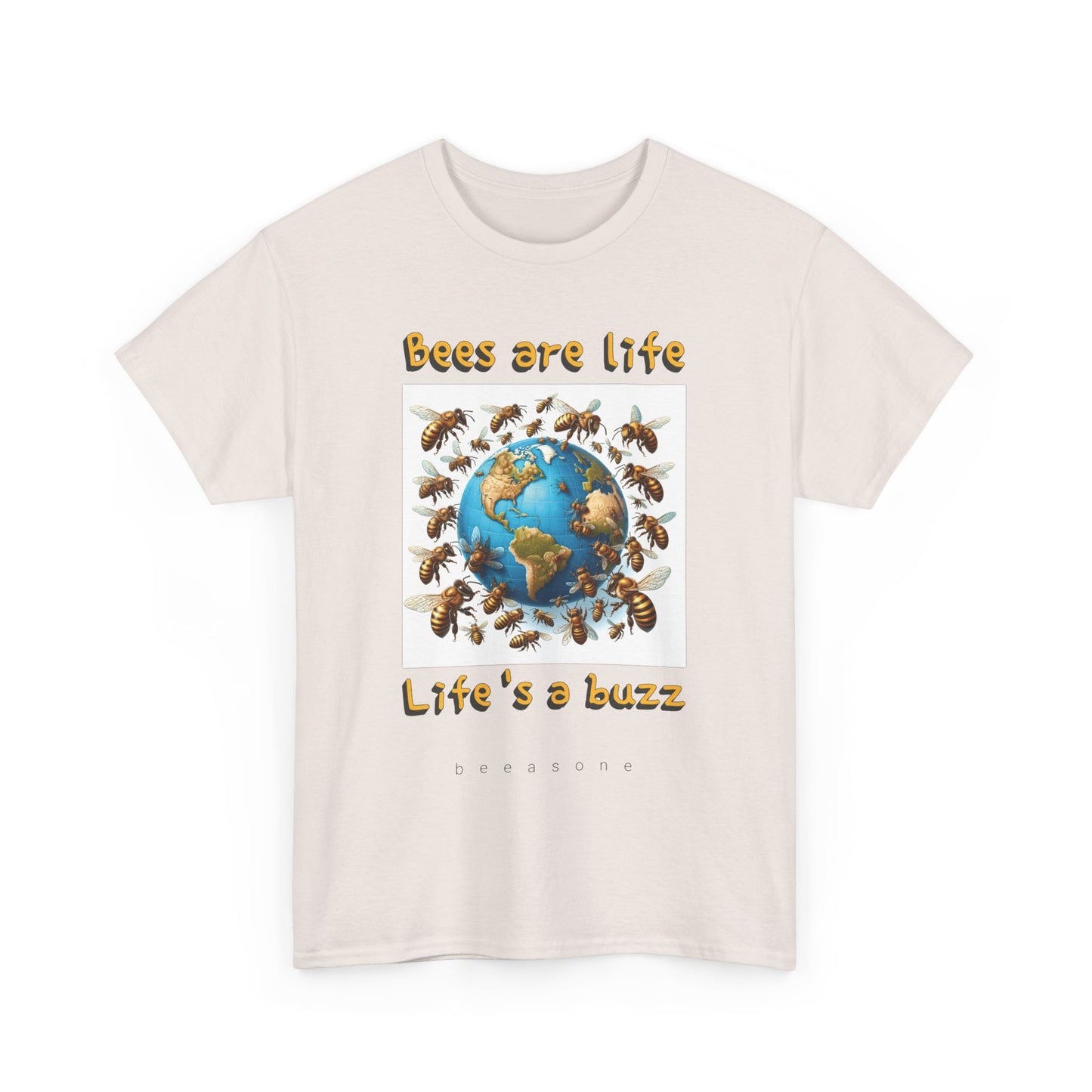 Bees are life. Life's a buzz beeasone unisex Heavy Cotton T-shirt . Diff sizes and colors available.