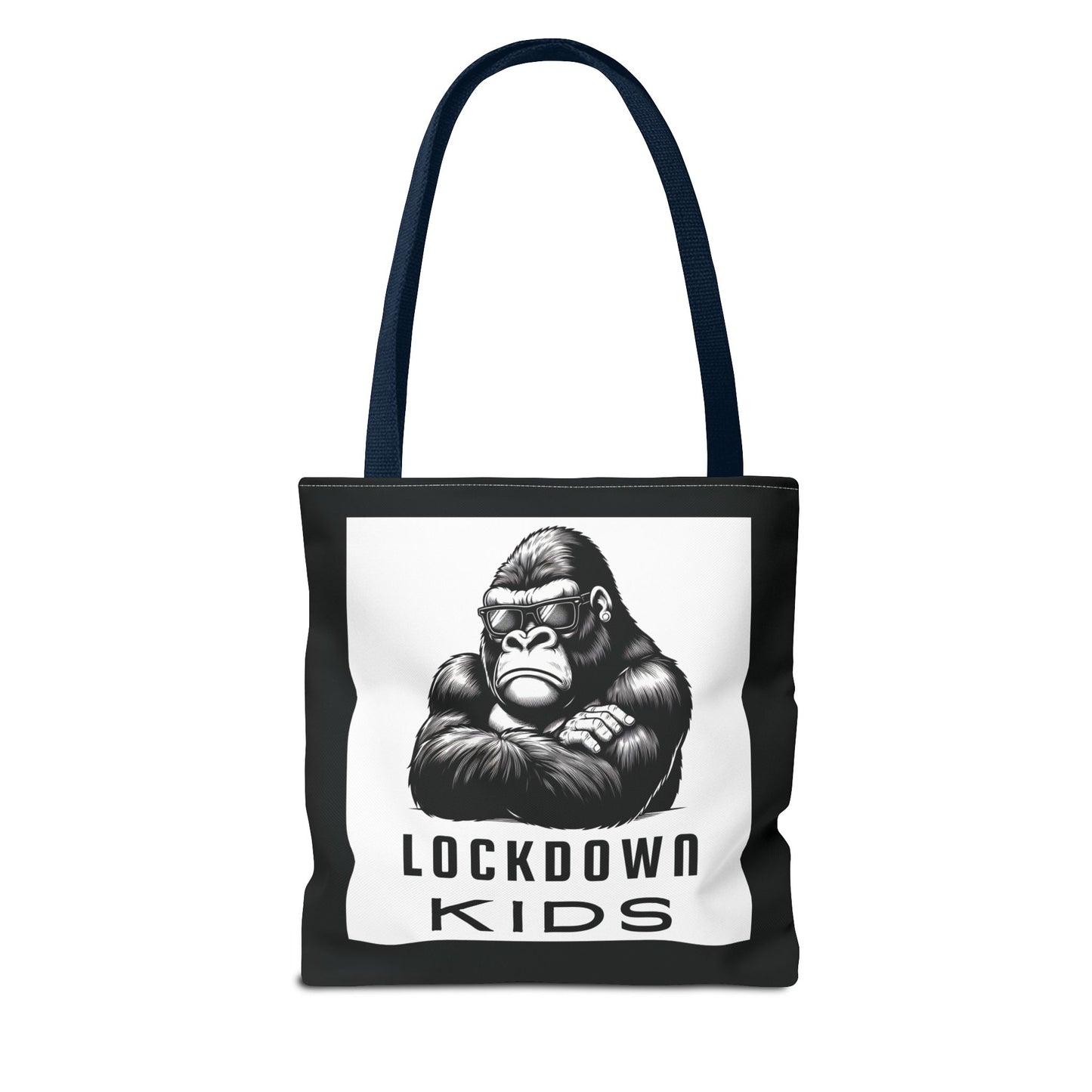 Lockdown Kids - T o t e  B a g - V6i on one side & Folded Gorilla on the other