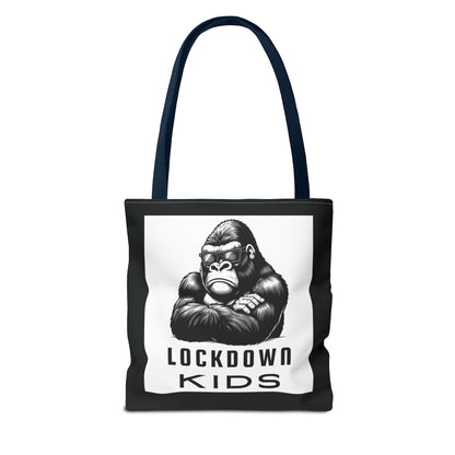 Lockdown Kids - T o t e  B a g - V6i on one side & Folded Gorilla on the other