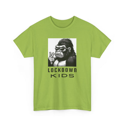 Lockdown Kids Big Gorilla - MF Heavy Cotton available in diff colors and teenage - adult sized tshirt