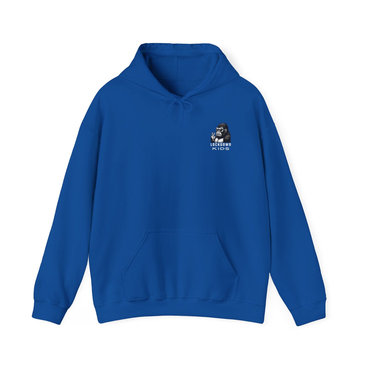Covid Lockdown Kids beeasone Gorilla MF Hooded Sweatshirt