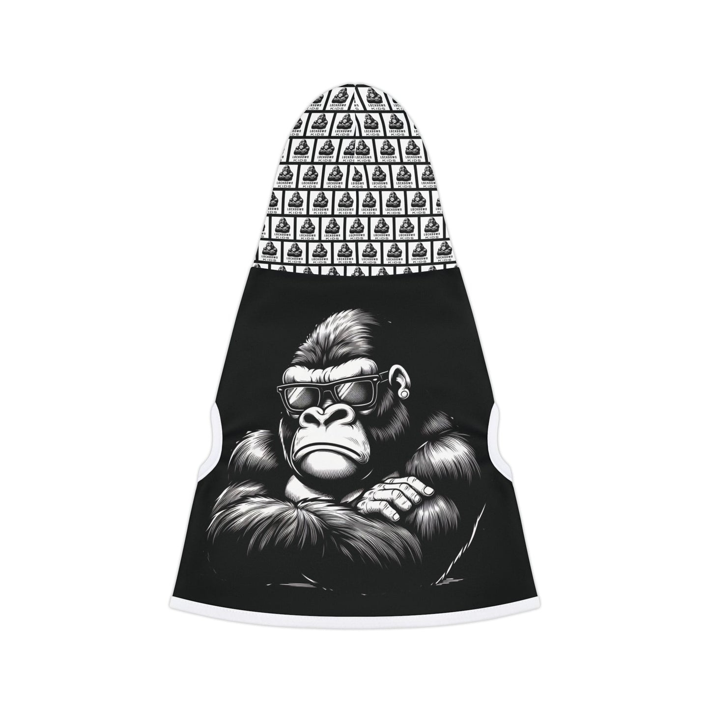 Pet Hoodie - Lockdown Kids - Folded Gorilla