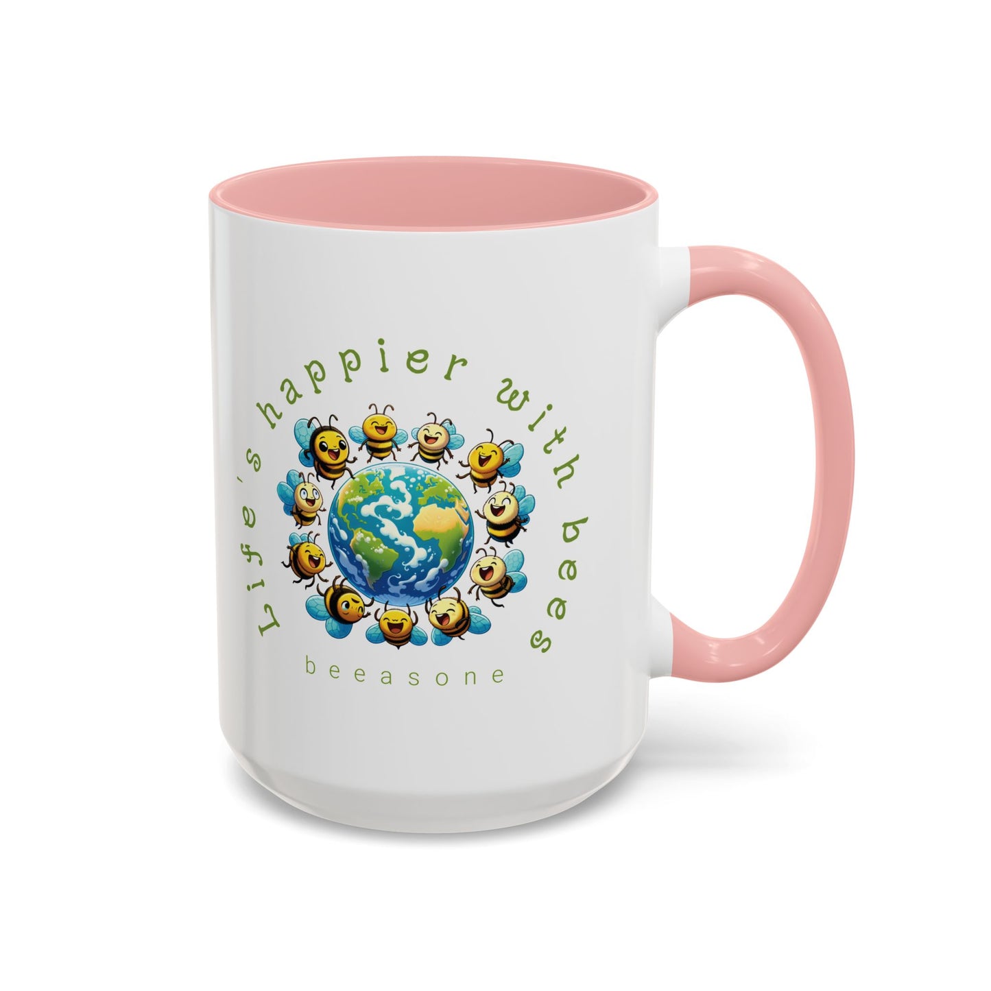 Life's Happier beeasone Hot Chocolate or Coffee Mug 11oz (325mls) or 15oz (443mls)
