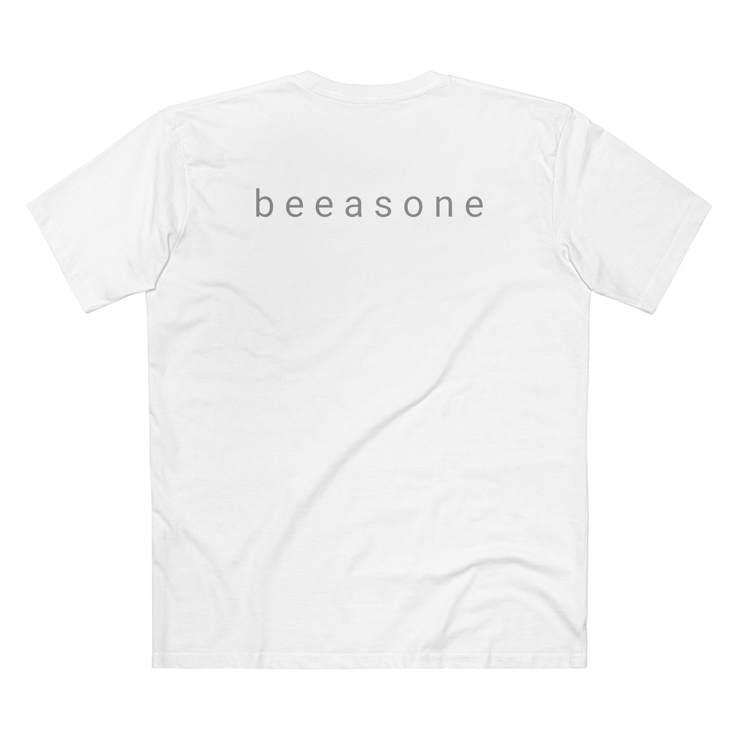 WARNING - 3 Bee to be shut down memento t-shirt with beeasone on back men's shirt