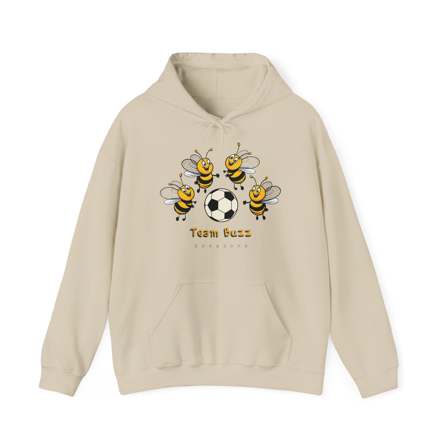 Soccer team gold beeasone Unisex Heavy Blend™ Hooded Sweatshirt