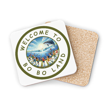 Net Zero Land Coaster - 9.5cm diameter (3.7") available as 1 piece or set of 4. Limited edition (V25)