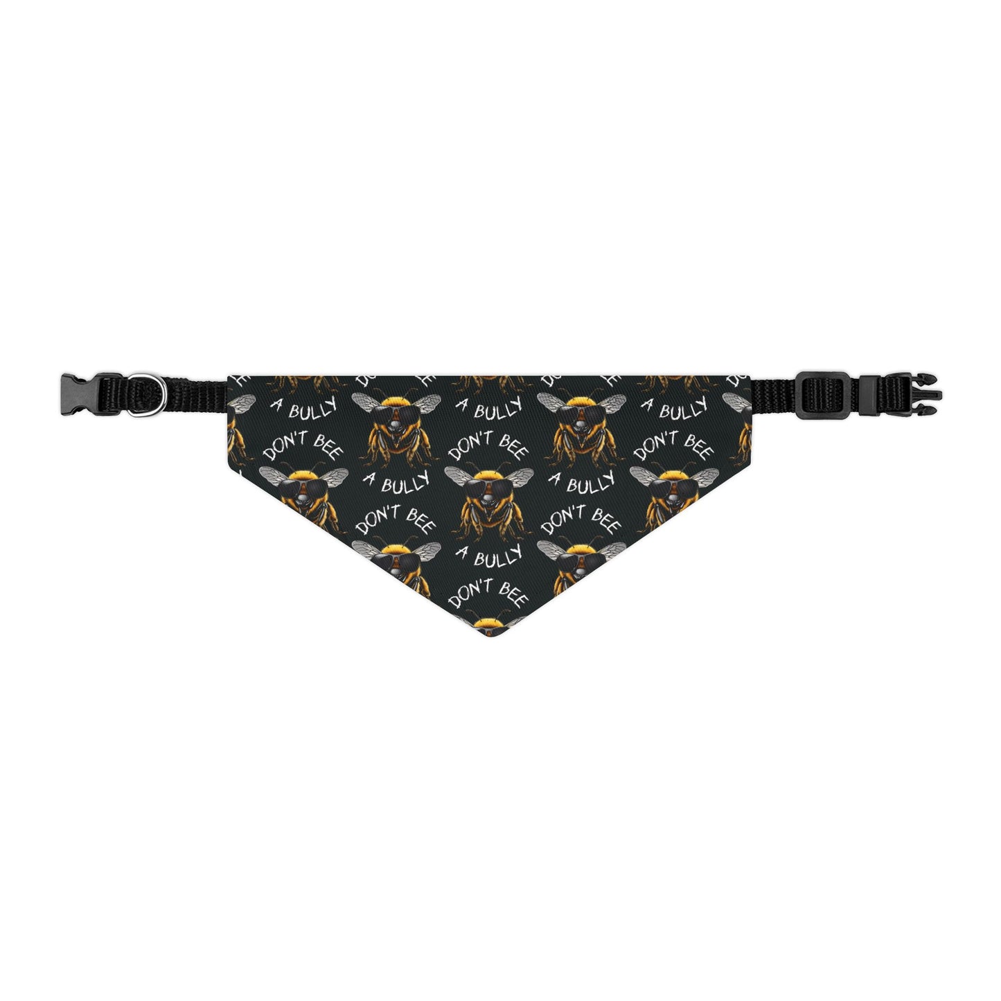 Don't bee a bully bandana collar (NB Dog not included :)