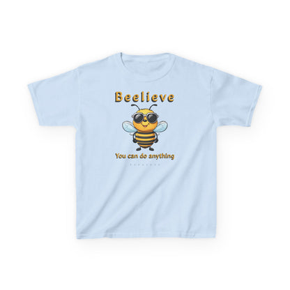 Beelieve you can do anything beeasone  Kids tee - Heavy Cotton™ Tee available in dif colors and sizes