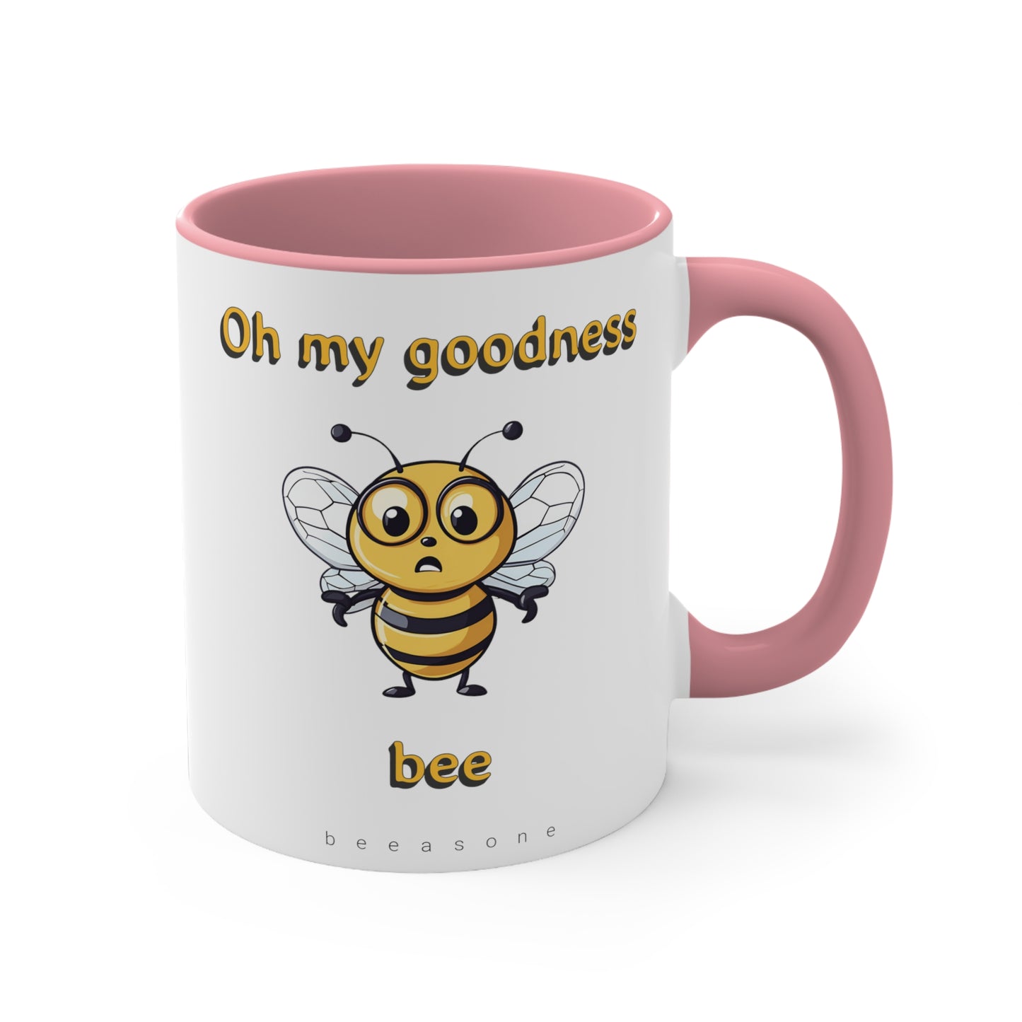 Oh My Goodness Bee beeasone coloured Coffee Mug 325ml (Standard 11oz)