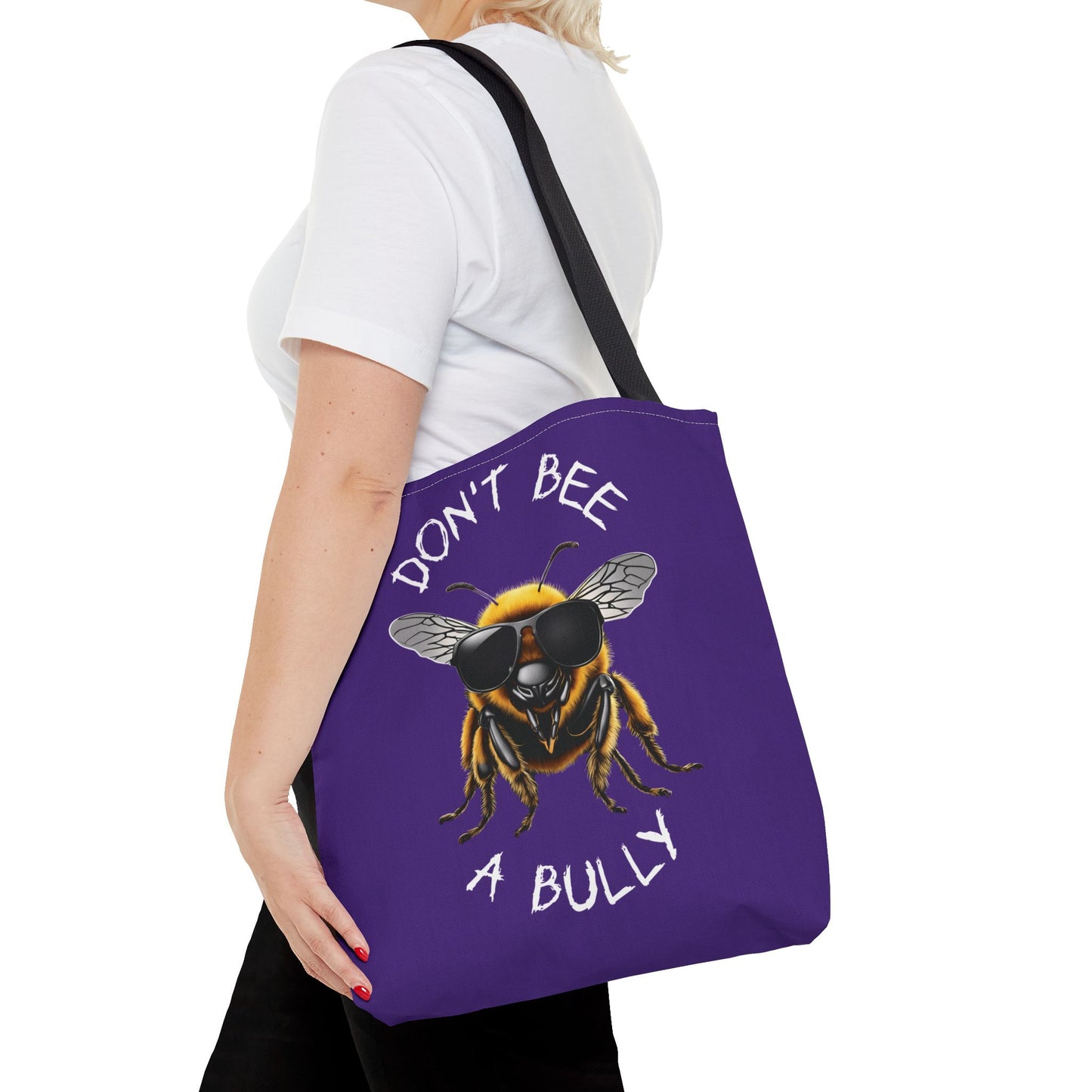 Don't bee a bully practical carry bag - purple