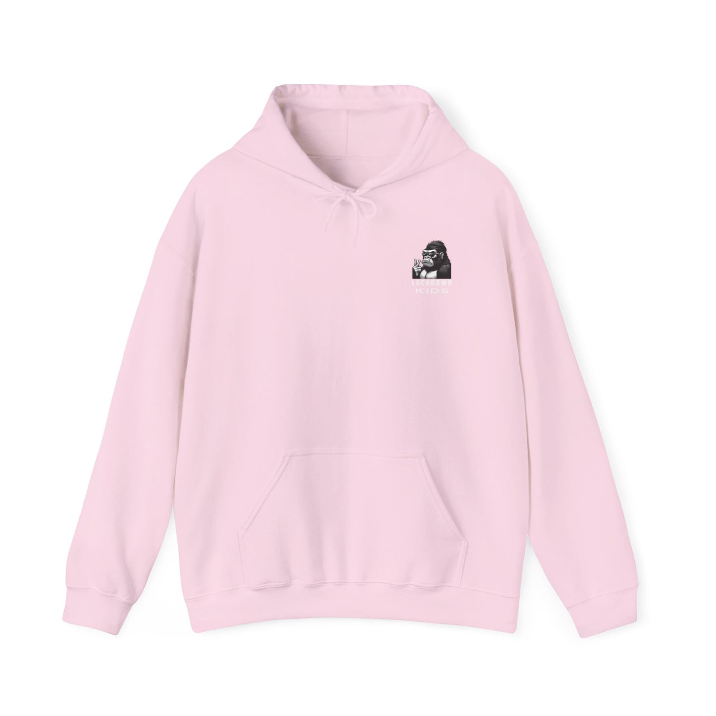 Covid Lockdown Kids beeasone Gorilla MF Hooded Sweatshirt