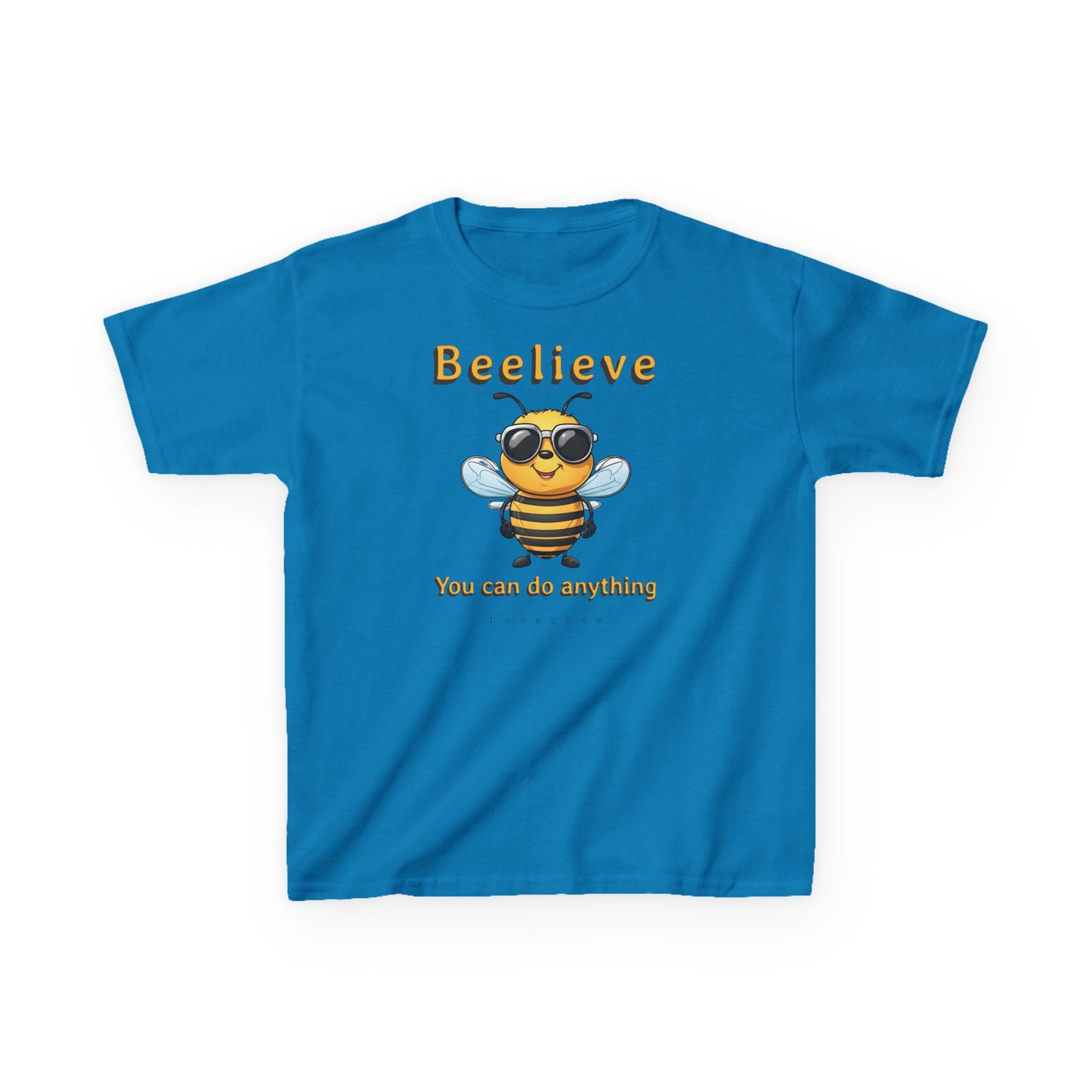 Beelieve you can do anything beeasone  Kids tee - Heavy Cotton™ Tee available in dif colors and sizes