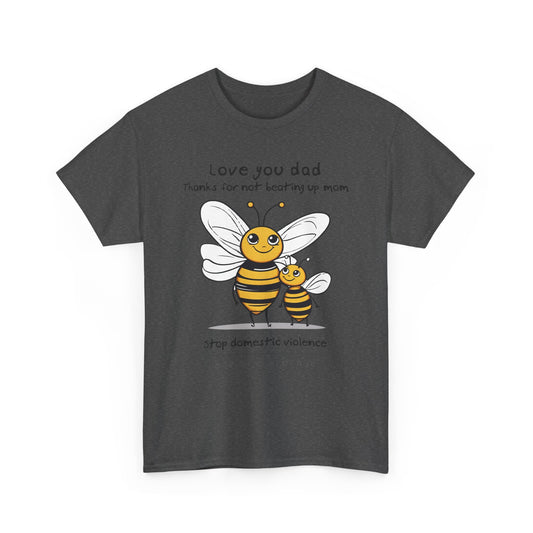 Stop Domestic Violence MF Adult Tshirt