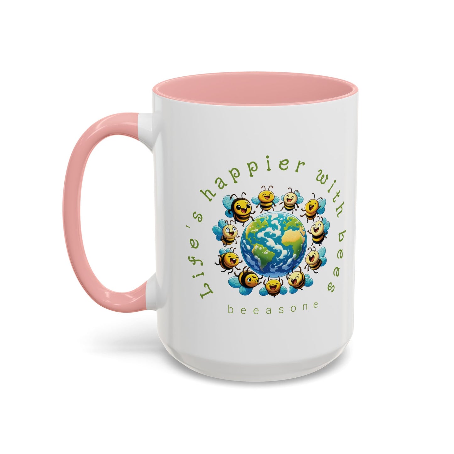 Life's Happier beeasone Hot Chocolate or Coffee Mug 11oz (325mls) or 15oz (443mls)