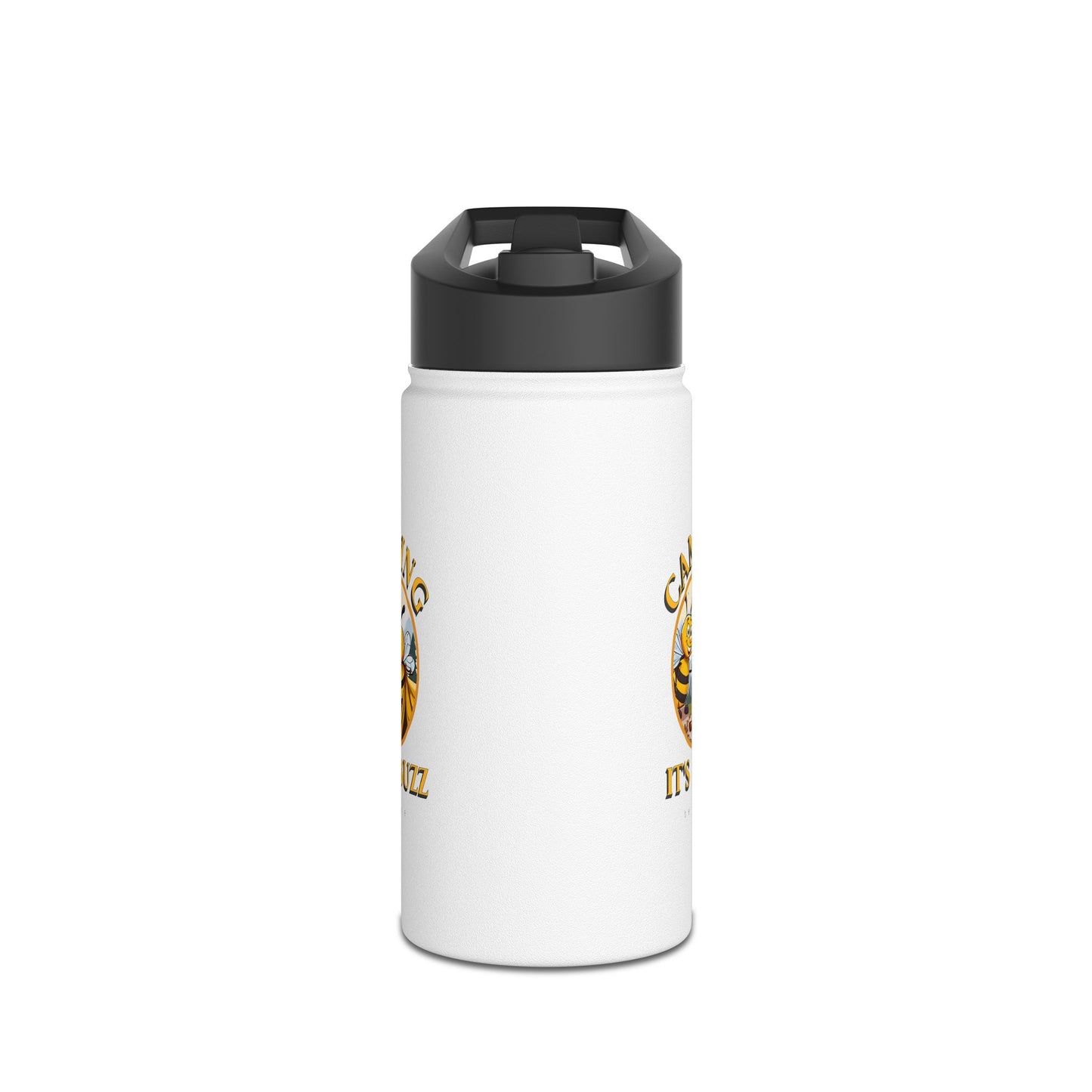 Camping it's a buzz beeasone stainless steel body Water Bottle with polypropylene lid BPA free tumbler