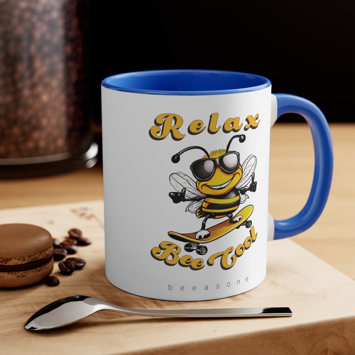 Relax with a cool beeasone coloured Coffee Mug 325ml (Standard 11oz)