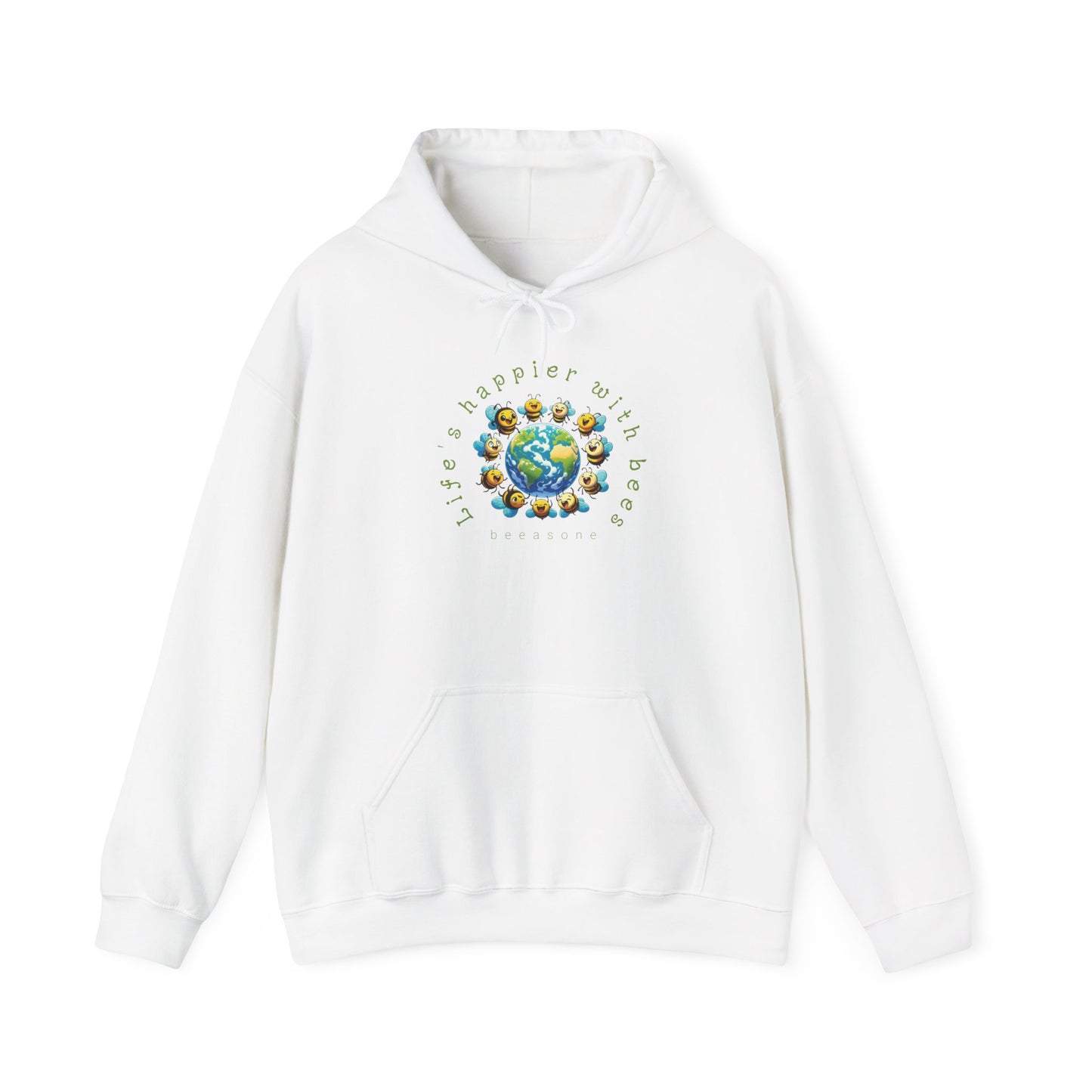 Life's Happier beeasone Unisex Heavy Blend™ Hooded Sweatshirt