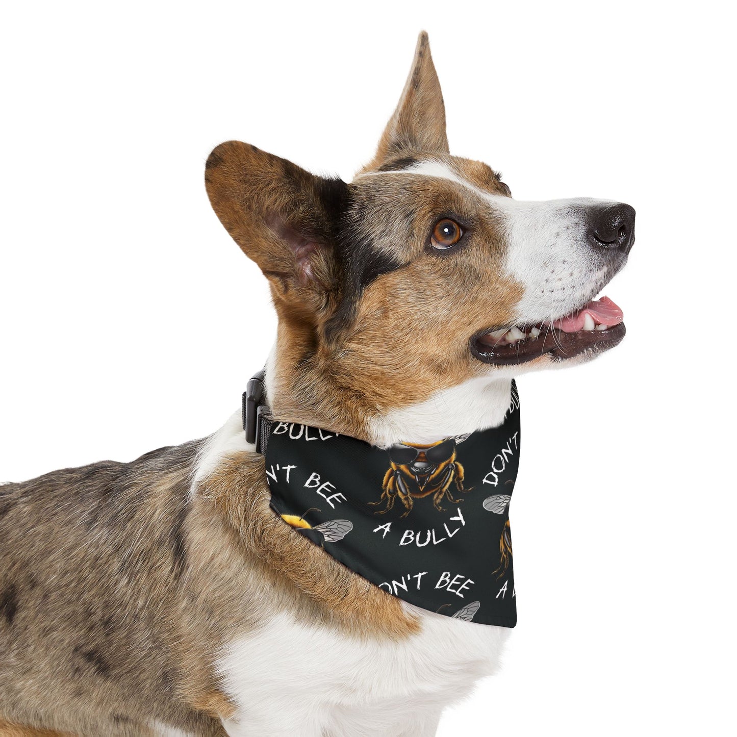 Don't bee a bully bandana collar (NB Dog not included :)